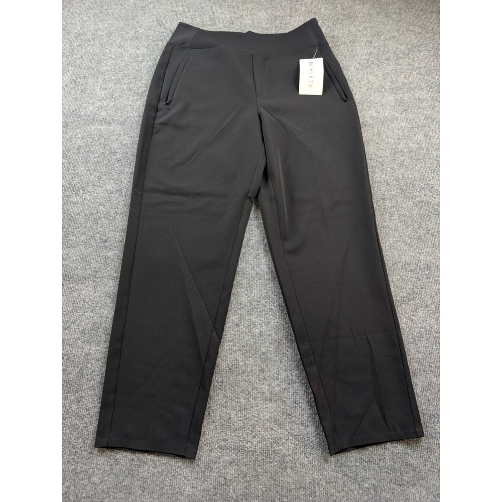 Athleta Endless High Rise Pant Size 8 Black NWT Womens Stretch Travel Slacks 533